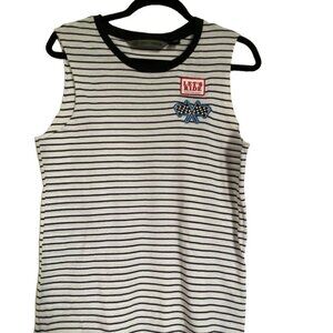 Harley-Davidson Let's Ride Men’s Striped Cotton Tank Top Size Small